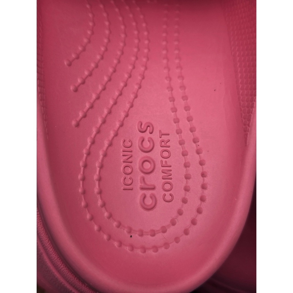 Crocs Siren Clog Size W7 M5 Hot Pink Platform Block Heel - Picture 5 of 9